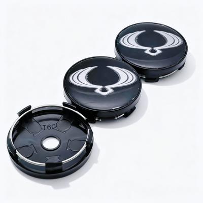 4pcs Ssangyong Logo Emblem Badge Car Wheel Center Caps 60MM 56MM Rim Hubcaps Dust Cover Wheels Hub Cap Replace Car Accessories
