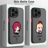 Pixel Style Cute Chainsaw Man Phone Case For iPhone 17 Air 16 e 15 14 13 12 11 Pro Max Plus Mini SE 2020 2022 Transparent Cover