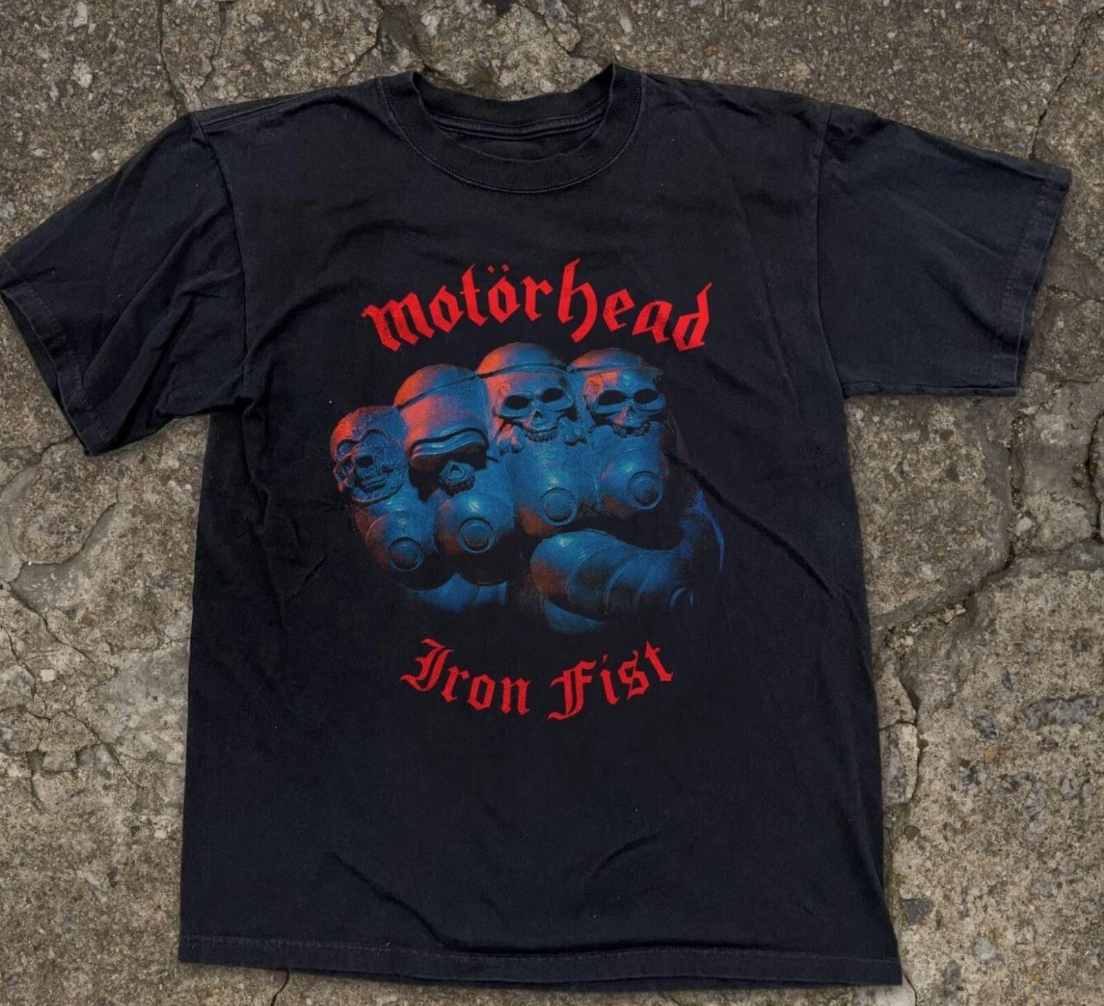 Motörhead Iron Fist Unisex Black T-shirt Size S-5XL XXL
