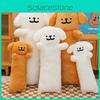 Lit Oreiller en Peluche Forme Chien Avec Remplissage en Fibre de Polyester Pour le Sommeil et la Relaxation