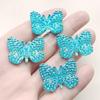 New 30*23mm  AB color Resin Butterfly Rhinestone diy hair accessories Flat back Scrapbook Flat back wedding decoration 10pcs/lot