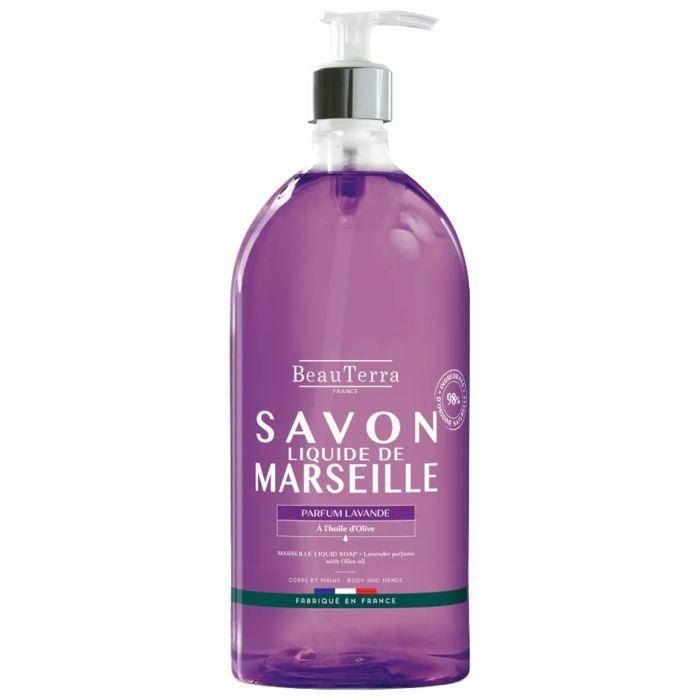 Savon liquide - Beau Terra - Lavande - 1L - Sans conservateur - 100% végétal
