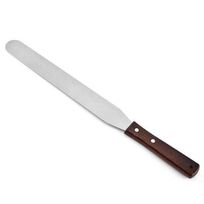 Wooden Handle Stainless Steel Cake Spatula