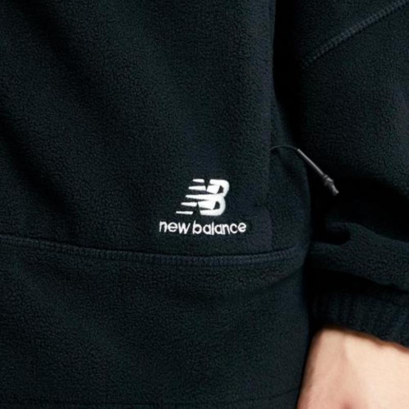New Balance Half Club Uni Short Wool Fleece Stainless Steel Zip Up Nbmdd42913 19