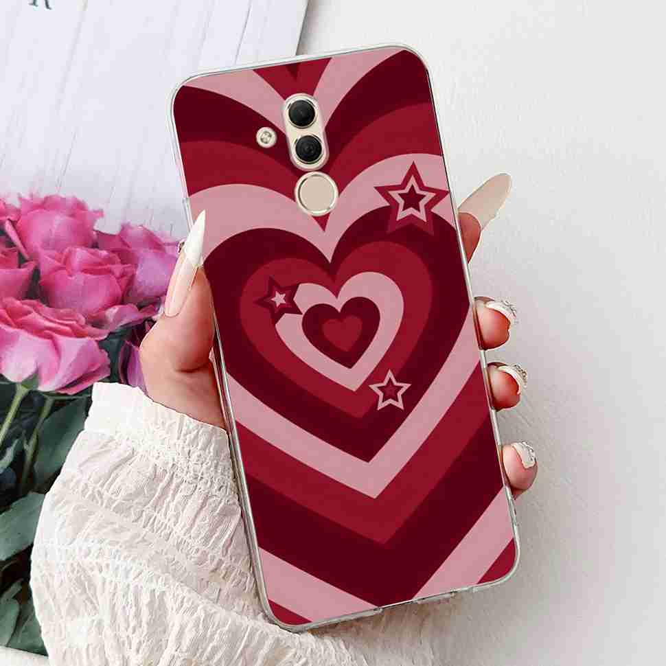 For Huawei Mate 20 Lite 6.3" Case SNE-AL00 Cute Cat Soft Silicone Cover For Huawei Mate 20Lite SNE-LX1 Colorful Butterfly Shell