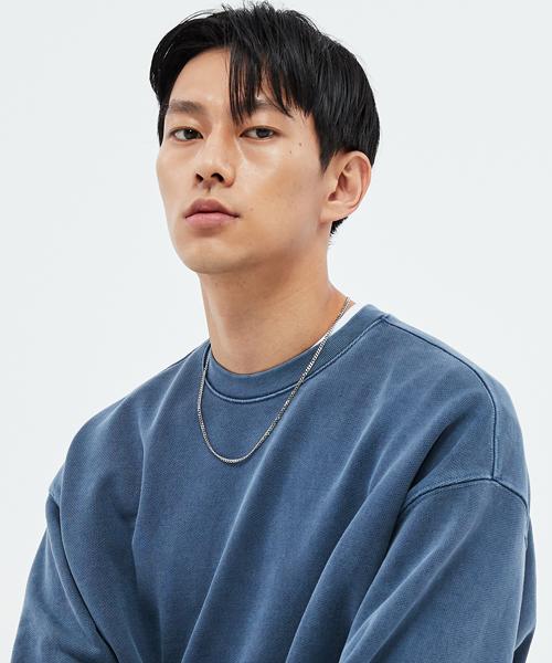 Sobeomeonteu 980G Pigment Sweatshirt - Midnight Blue -