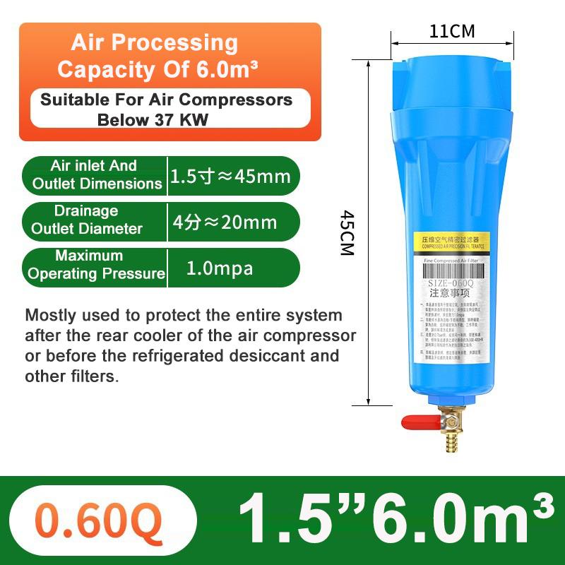 Air Compressor Precision Filter Automatic Drainer SA6D AD402 Manual Integrated Automatic Drain Valve HAD20B