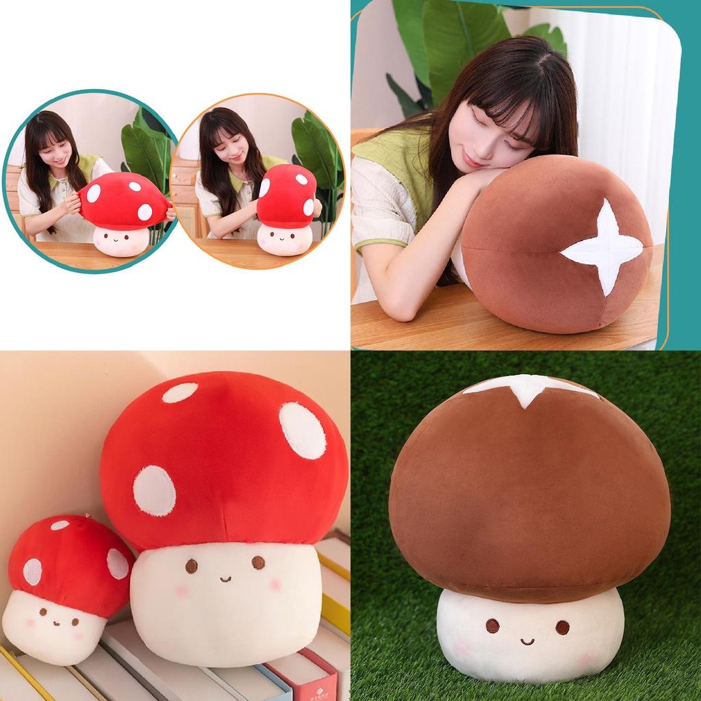 Red Umbrella Mushroom Plush Toy Soft And Cuddly!