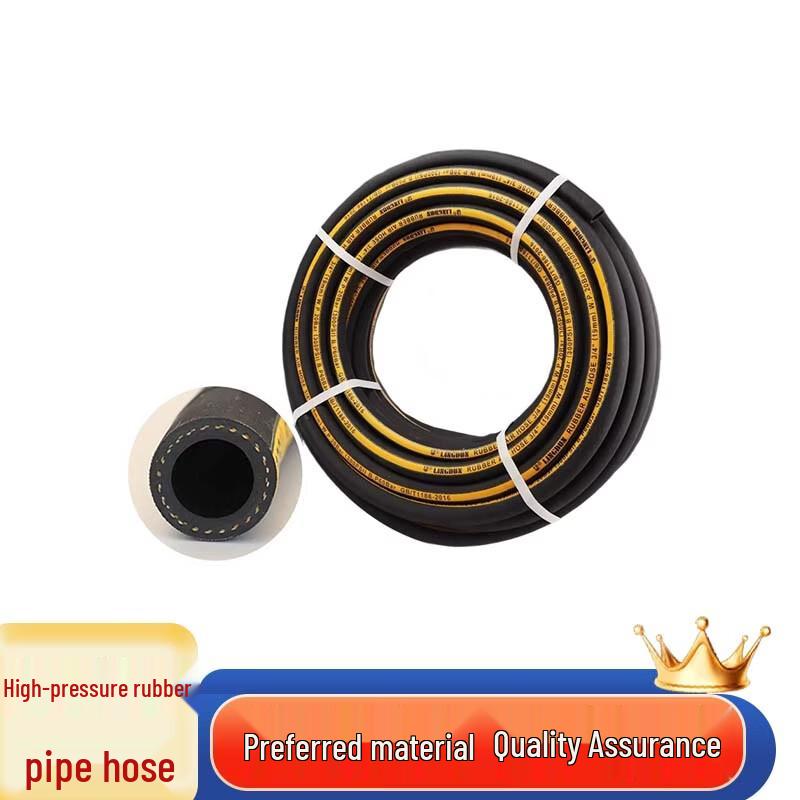 High-Pressure Fabric Reinforced Rubber Hose чёрный