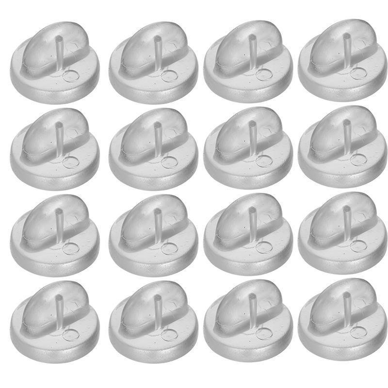 

200 шт. ПВХ резиновые булавки-бабочки, зажимы для галстука, держатели для лацканов, застежки-булавки для значков на униформе, замена прозрачный