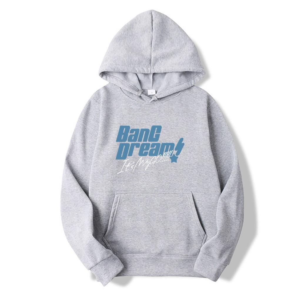 BanG Dream MyGO Cosplay Logo Hoodies für Damen und Herren, BanG Dream Vintage Hoodies, bedruckte Kleidung aus reiner Baumwolle