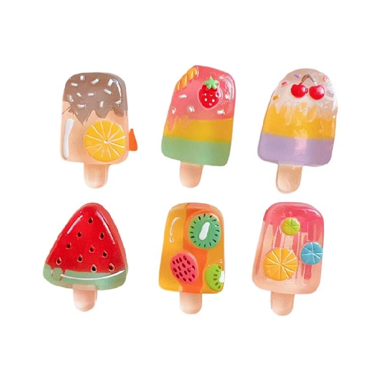 

Funny Fruit Ice Cream Shape Fridge Magnets Refrigerator Magnetic Sticker For Photos Note Decorative Kitchen Accessories