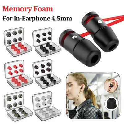 Memory Foam Ohrstöpsel für Kopfhörer 4,5 mm Geräuschisolierend Bequem Ohrpolster Ersatz Verbesserte Ohrstöpsel Polster