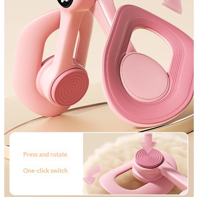 Thigh Muscle Trainer Non-Slip Ergonomic Pelvic Floor Exerciser Adjustable Leg Toner for Home Gym Slimming Postpartum Recovery