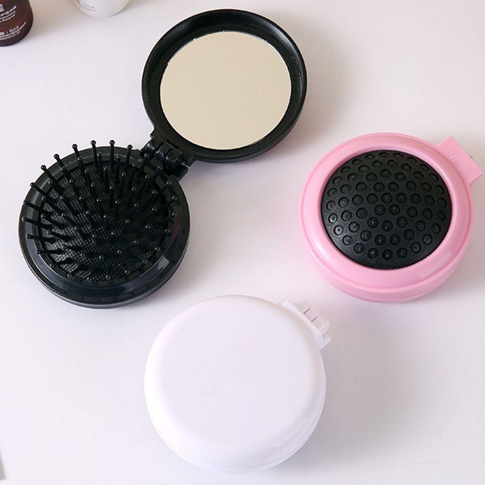 Mirror Hair Styling Tool Air Cushion Comb Folding Airbag Comb Massage Comb Hair Comb with Mirror