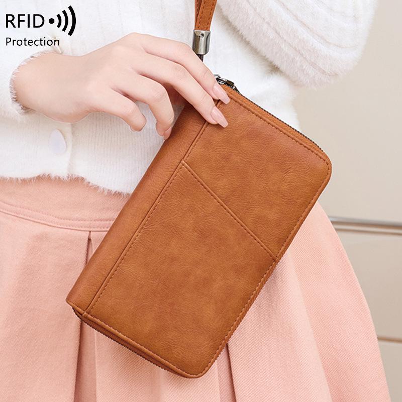 RFID Anti-theft Passport Wallet: Large Capacity, Multifunctional Travel Organizer