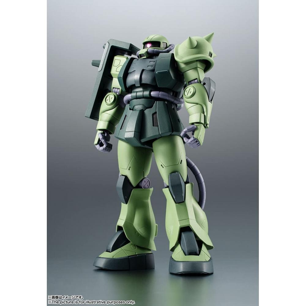 ROBOT Spirits Mobile Suit Gundam 08th MS Platoon [SIDE MS] MS-06JC Tipo Terrestre Zaku II Tipo JC versión. ANIMO. Aprox.. F móvil pintado de PVC y ABS de 125 mm