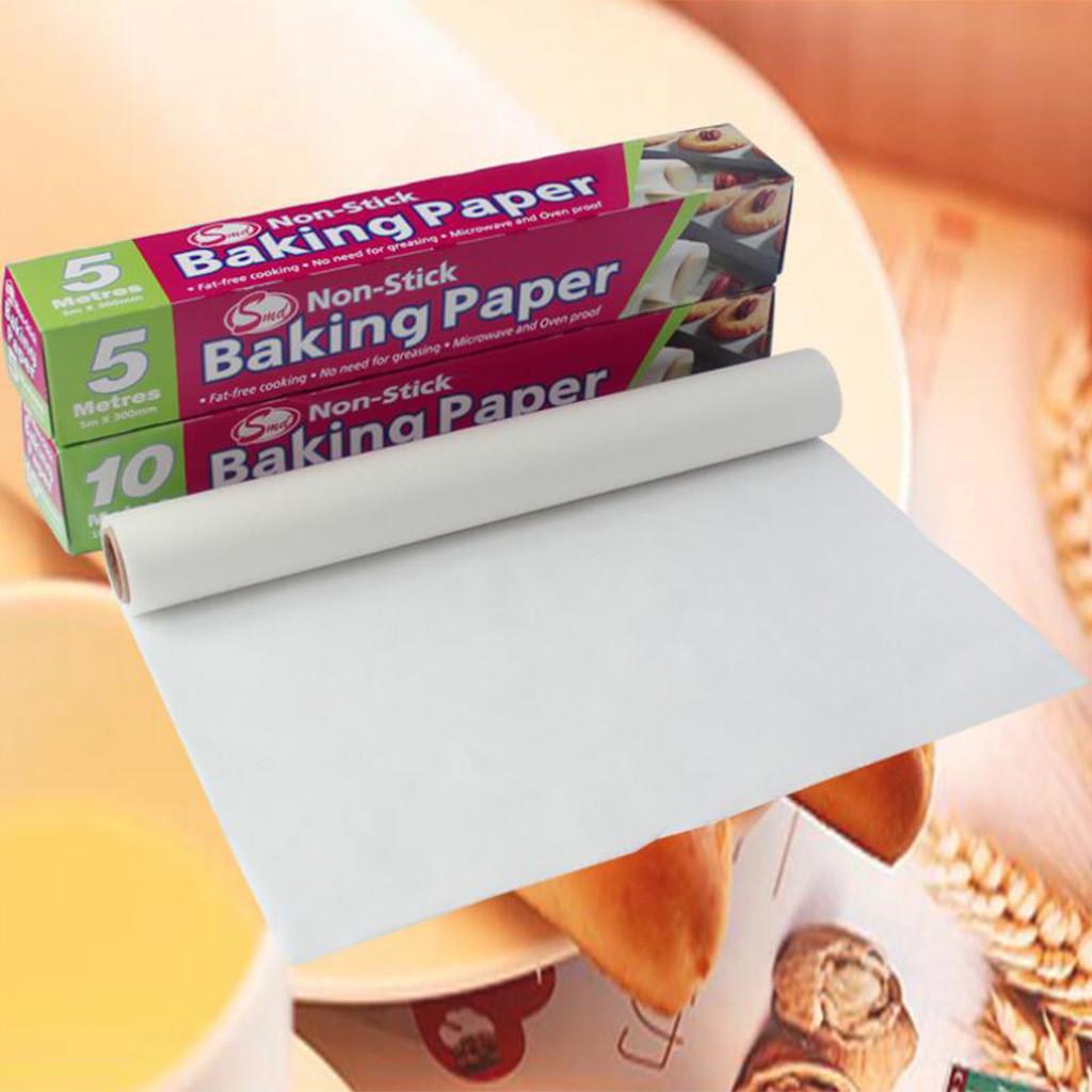 5M 10M Baking Paper Parchment Paper Rectangle Baking Sheets for BBQ Party