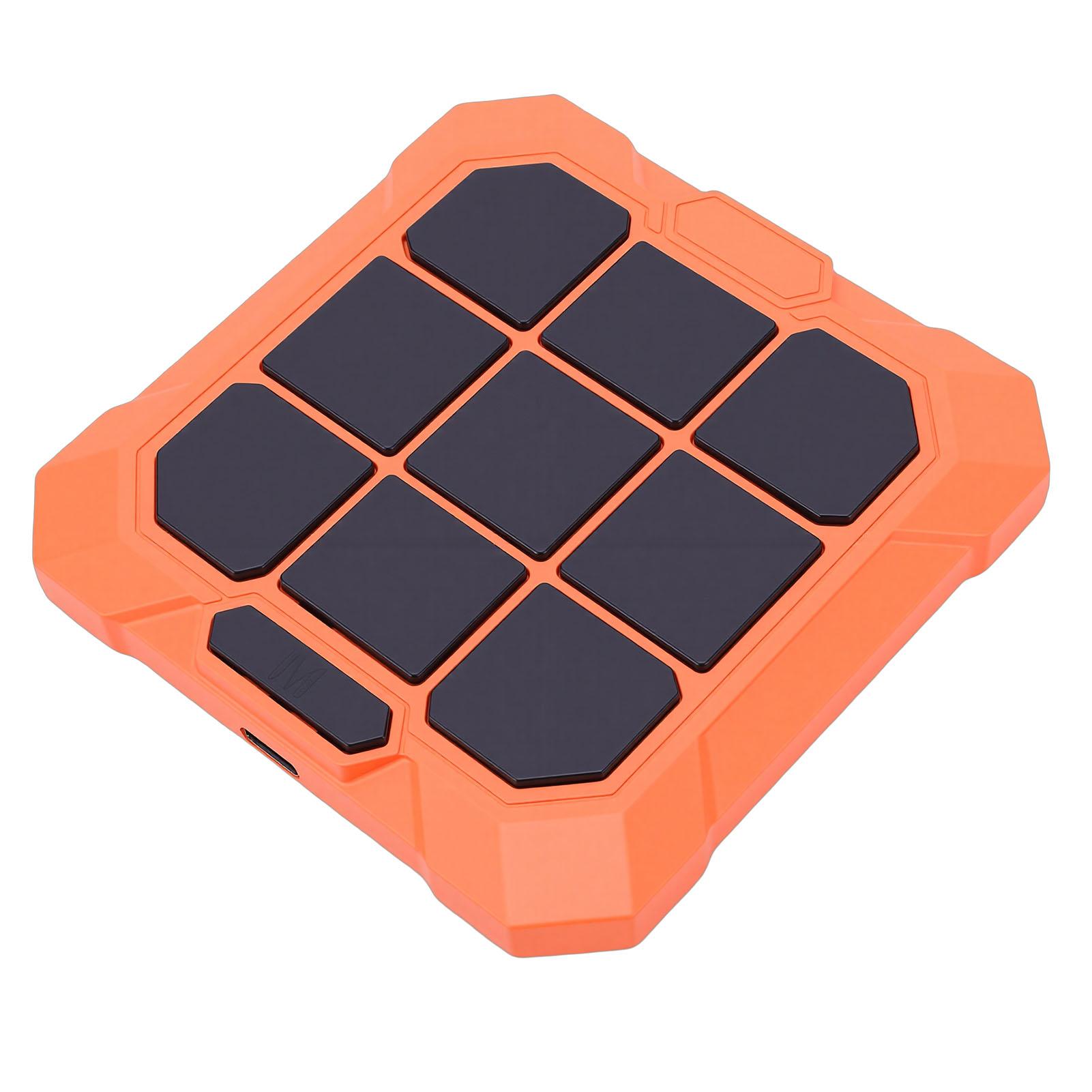 

6 In 1 Handheld Toe Game Electronic Rechargeable with Silent Mode Memory Brain Game for 6 12 Years Old Kids Adult помаранчевий
