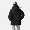 Li-Ning Fitness Series Water-Resistant Solid Color Raglan Casual Versatile Cold-Resistant Hooded Zipper Winter Down Jacket Women Outerwear AYMU108-7