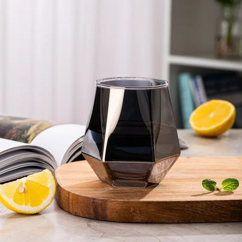Hexagonal Edge Wine Glasses for Red or White Wine Transparent Cocktail Cup Party Bar Club Champagne Glasses Drinking Tools