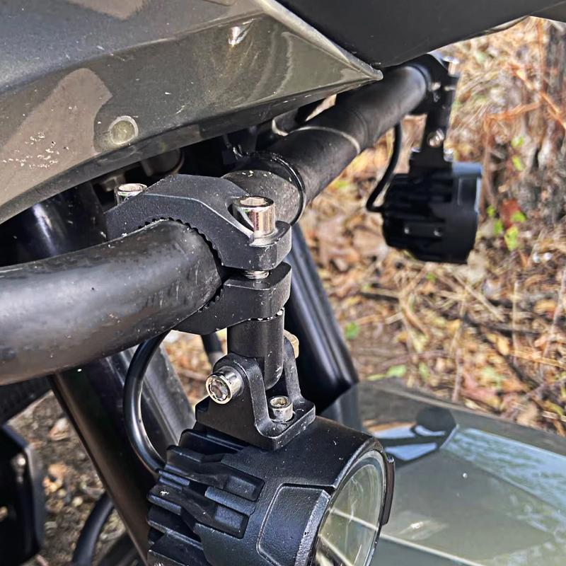 Motorcycle Headlight Mount Bracket 19-26mm Adjustable Spotlight Clamp Motorcycle Head Light Lamp Holder Support for SUV