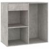 Vidaxl Cosmetic Cabinet, Concrete Grey, 80X40X75 Cm