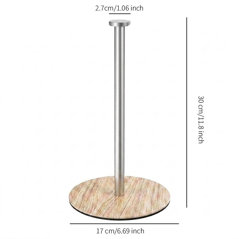 Stainless Steel Floor-Standing Vertical Paper Towel Holder