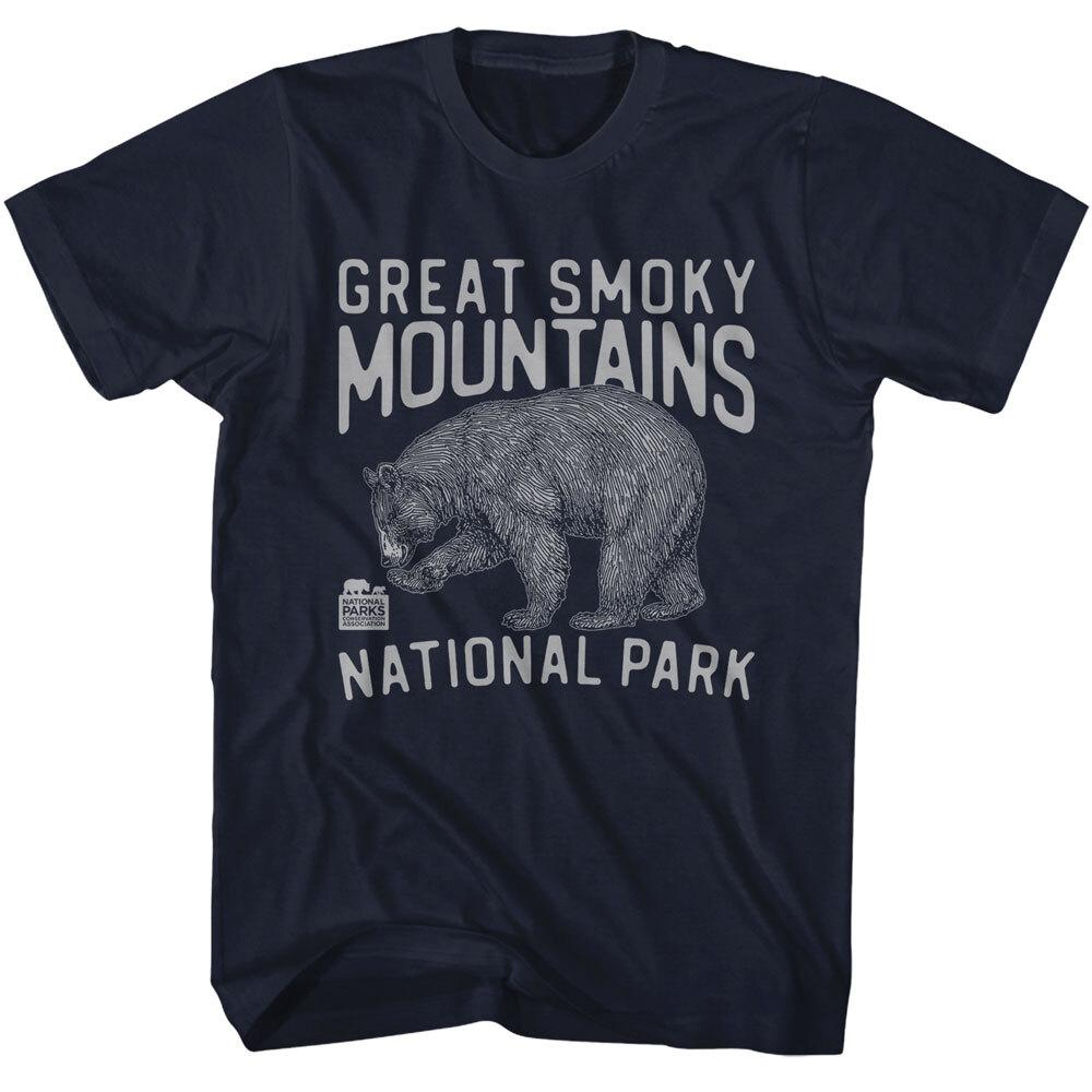 United States Great Smoky Mountains Black Bear National Park Men T Shirt XXL