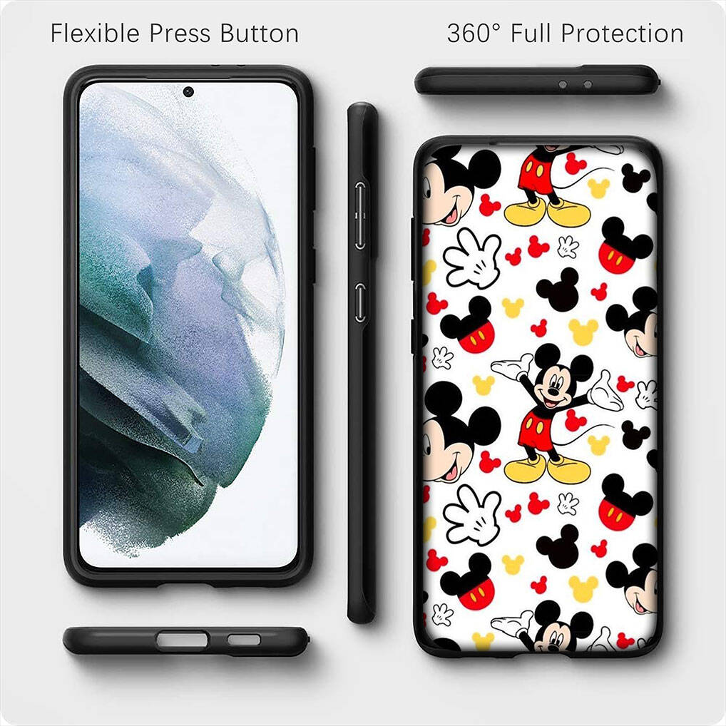 for Samsung Galaxy S25 S24 S23 iPhone 17 16 15 Xiaomi Redmi Note 14 13 12 11 Plus Pro Max XR A37 A57 Phone Case Print Mickey Mouse OPPO Huawei Cover