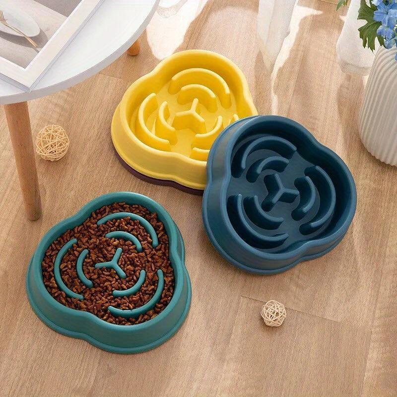 1pcs Pet Asphyxiation Prevention Slow Food Bowl Is Suitable for Dogs and Cats To Slow Down The Feeding Speed of Pet DogsDurable Indoor Food Bowl
