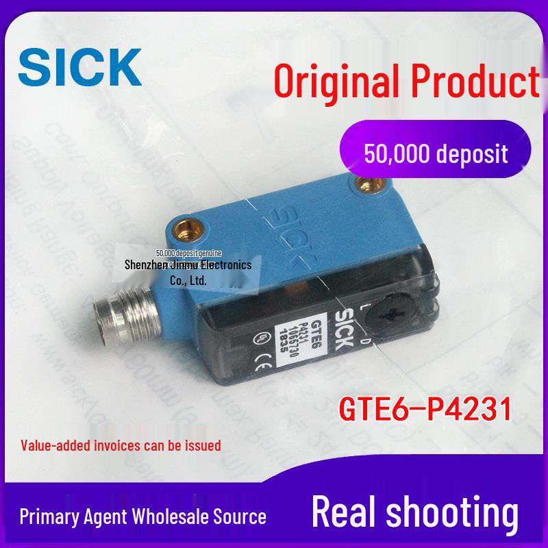 GTE6-P4231 Genuine Reflective Photoelectric Sensor Scanner with PNP Output Reflective Photoelectric Sensor