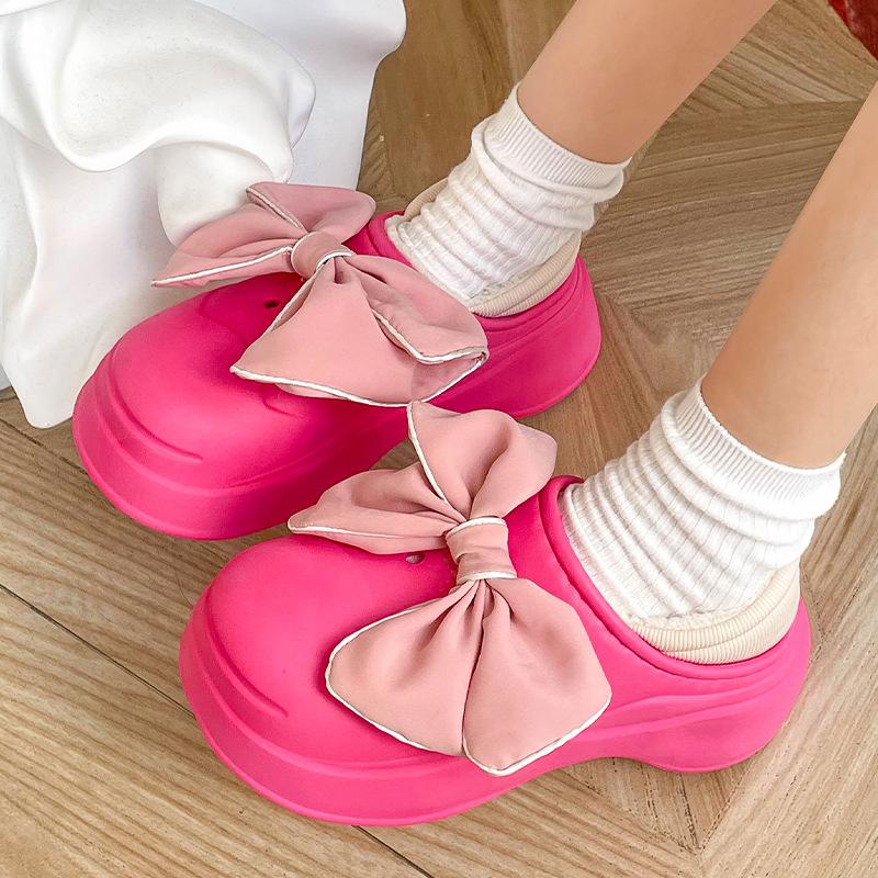 

Женские зимние домашние тапочки с толстой подошвой, нескользящие, из бархата, с термосумкой и хлопком, женские зимние 40-41 [Suitable for 39-40 feet] розы красного