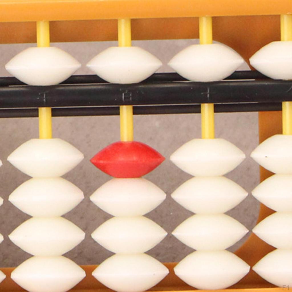 13 Beads Plastic Kid Abacus Number Count School Math Learning Tool Practical Calculate