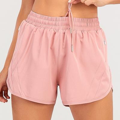 Atmungsaktive, lockere, blendfreie Yoga-Shorts für den Außenbereich, Freizeit-Laufshorts für Damen, Fitness-Hotpants (Damen)