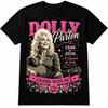 Dolly Parton Legends Never Die Unisex Cotton T-Shirt, Black, S-5XL