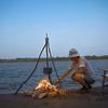 Portable Hanging Rack Adjustable Camping Tripod Cooking Accessories Pot Tripod Set  Camping