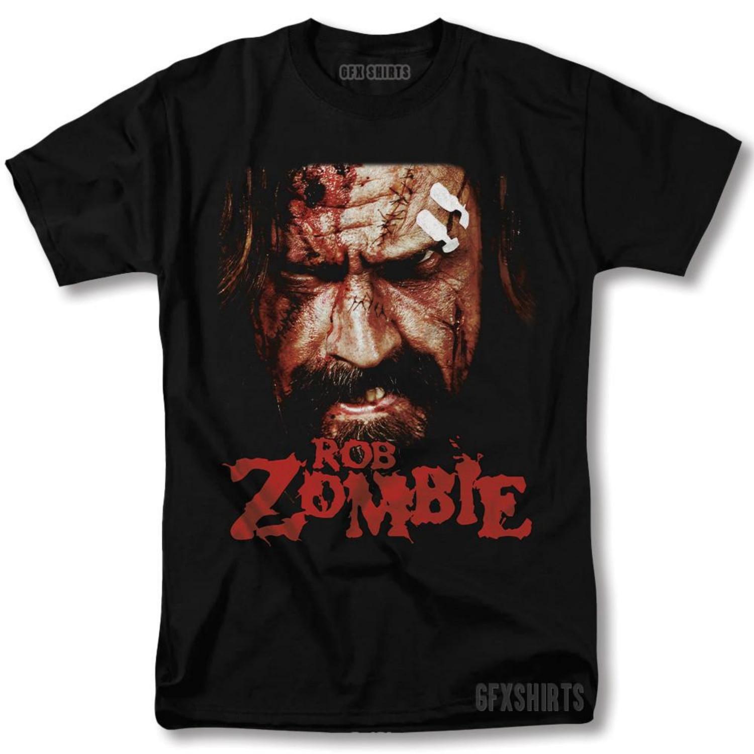 

Rob Zombie Shirt Rock Concert Tour Merch Poster Vntg Graphic T-Shirt Unisex T-Shirt XXXXXL