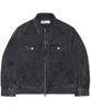 Nomanual Slash Trucker Jacket - Washed Black