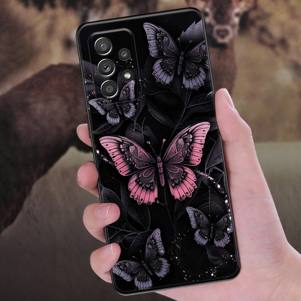 Butterfly Love Beautiful Funda For Samsung Galaxy A56 A55 A36 A26 A16 A54 A52 A72 A35 A34 A25 A21S A14 A06 Case Soft Phone Cover