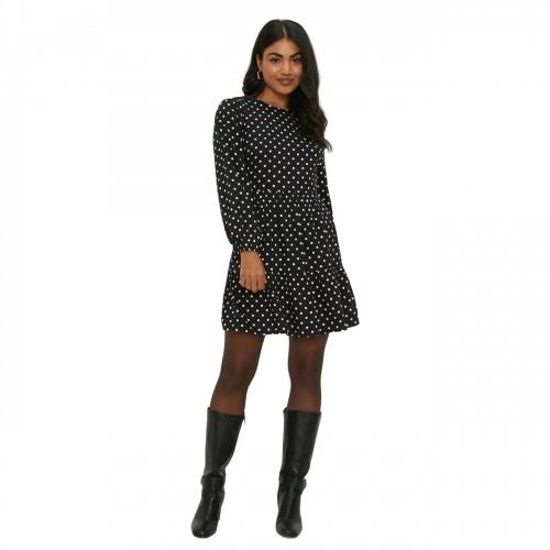 Dorothy Perkins Womens/Ladies Spotted Tiered Hem Mini Dress