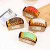 PU Jam Wood Ring Croissant Bread Model - Food Decoration Prop for Dessert Displays