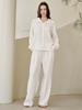 NOUVE Wrinkle Wide Banding Pants - Ivory