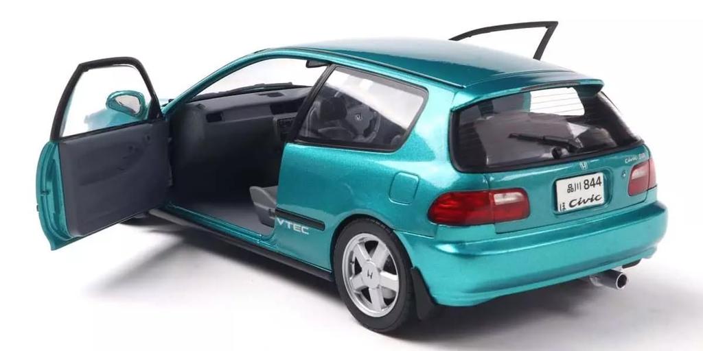 SOLIDO Scale Honda Civic 1991 Finished Product S1810405 1/18 (EG6) (Green)