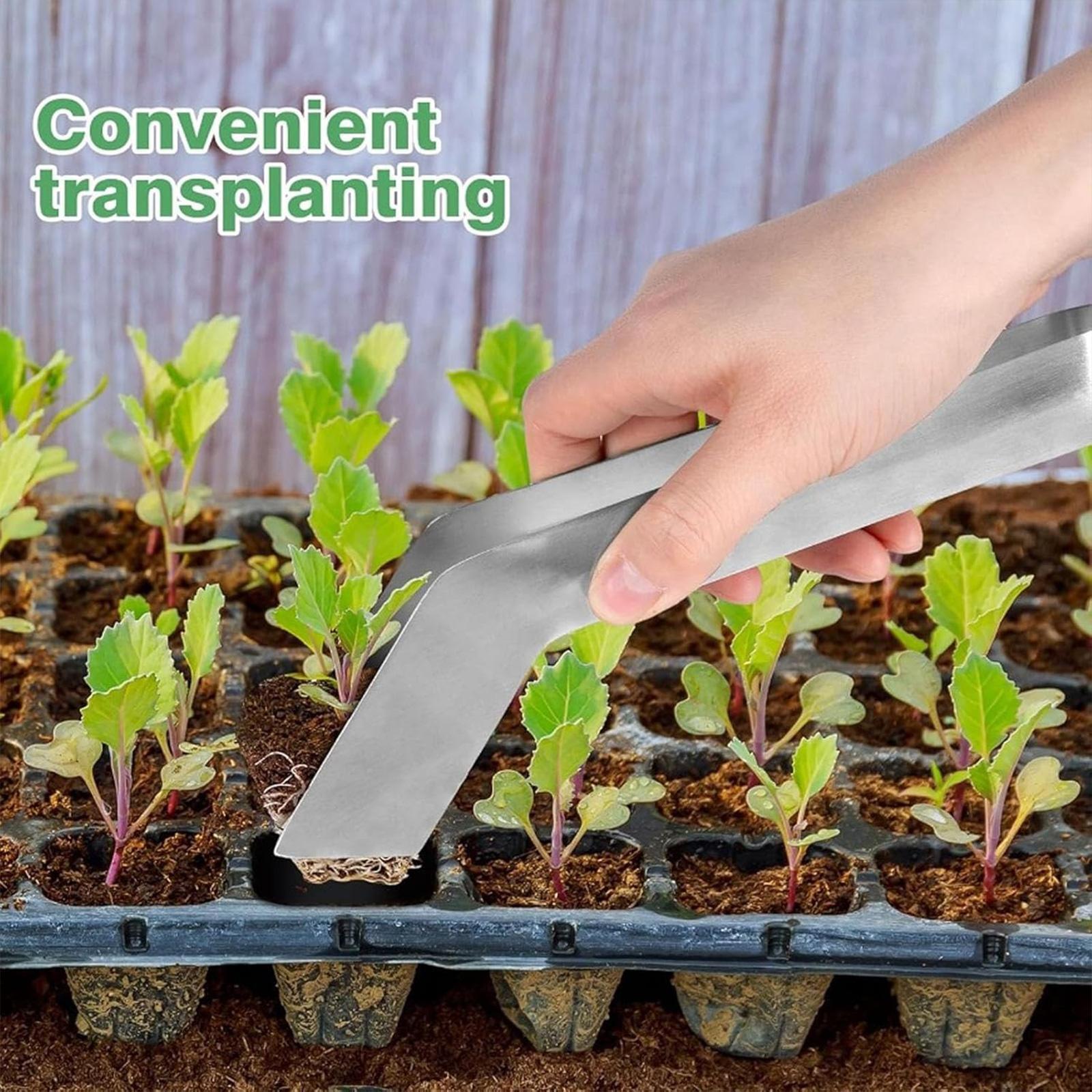 Gardening Plant Plier with Anti-Slip Grasp Tips Stainless Steel Plants Transplanting Tool for Transplanting & Moving Plants China Mainland