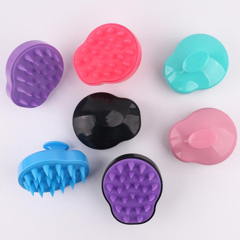 

Silicone Gourd-Style Scalp Massager & Anti-Dandruff Shampoo Brush Single Pack темно-фіолетовий колір
