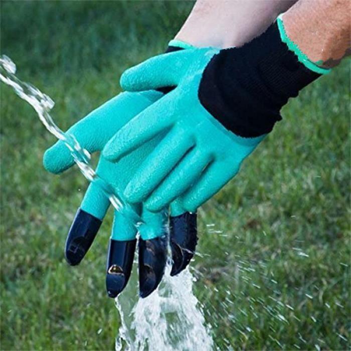 1 Pair Garden Gloves for Digging and Planting, Durable Anti-Snagging Safe Gardening Gloves for Men and Women Garden and May