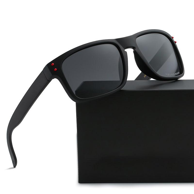 

Новые поляризованные солнцезащитные очки для езды на велосипеде, спортивные очки для мужчин и женщин, разноцветные солнцезащитные очки с заклепками 9102 1