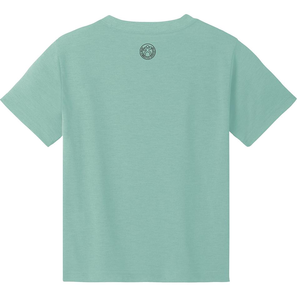 MONTBELL T Shirt Kids Printed Straight Crew Neck Short Sleeve Kids