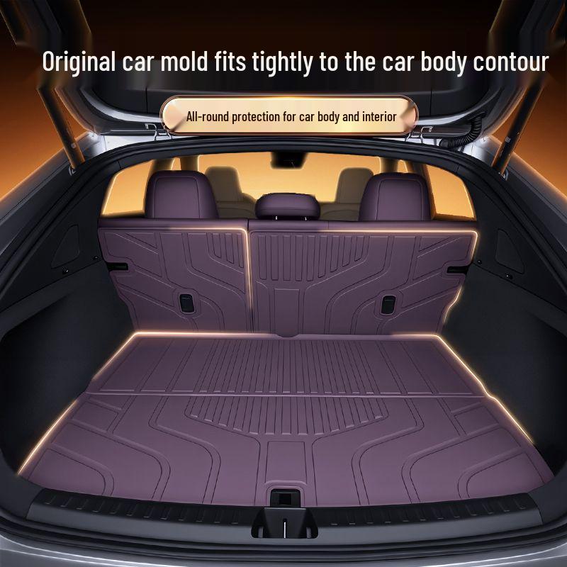 Voyah FREE+ Trunk Mat: TPE Wear-Resistant Protection for 2025 Model Car Interiors.